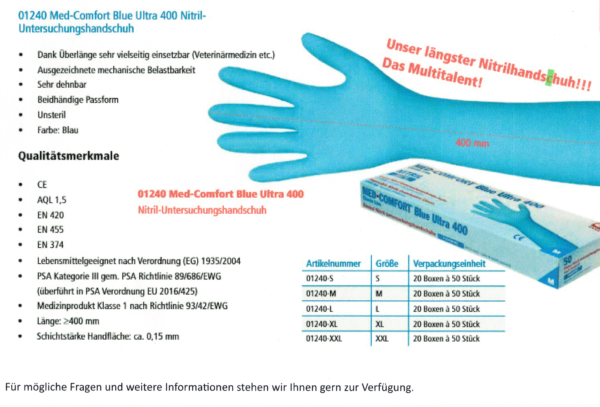 01240 - Med-Comfort Blue Ultra 400